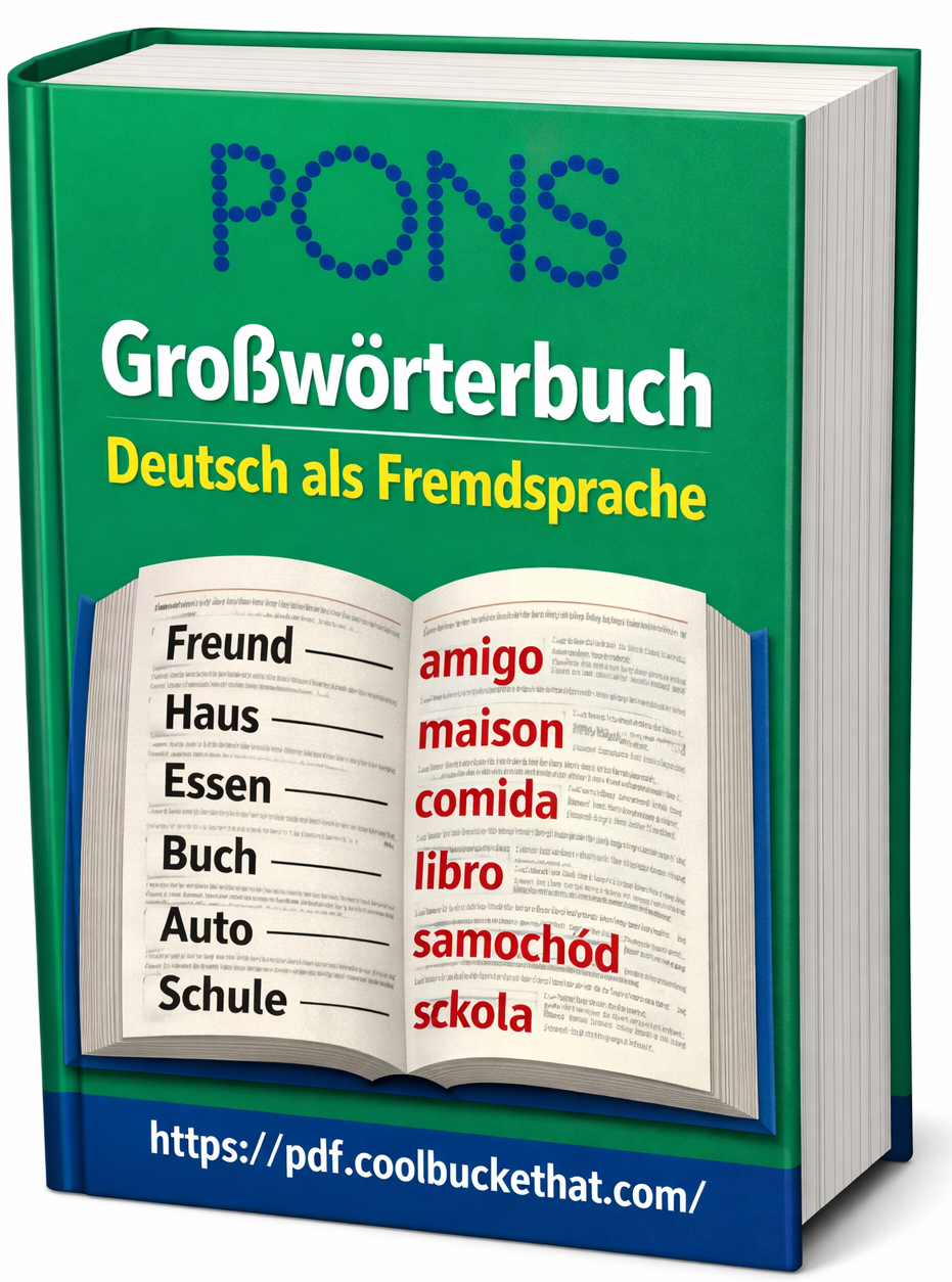 PONS Premium German – English Dictionary PONS Wörterbuch Deutsch – Englisch Premium