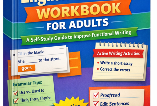 The English Grammar Workbook for Adults – A Self-Study Guide to Improve Functional Writing