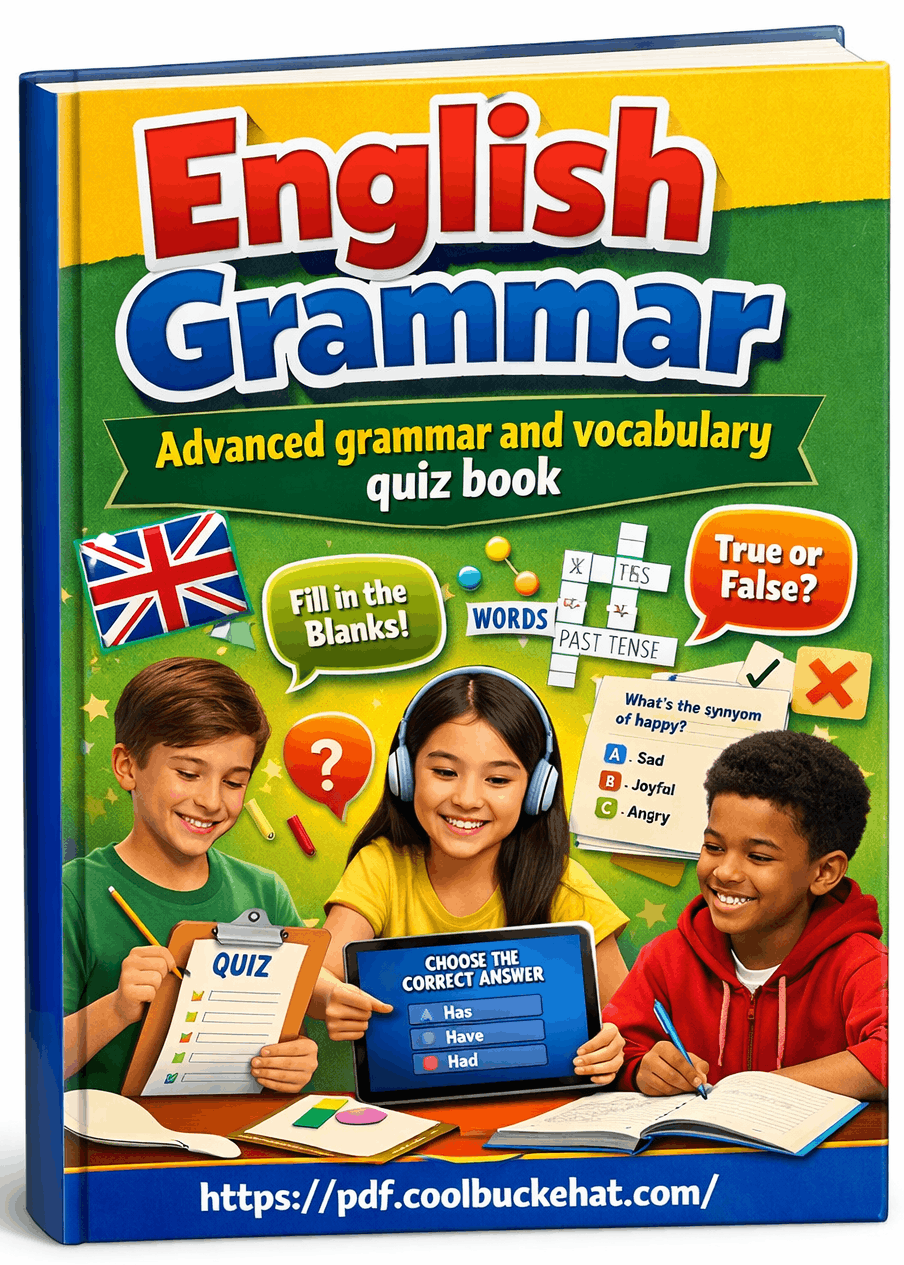 English Grammar Advanced grammar and vocabulary quiz book